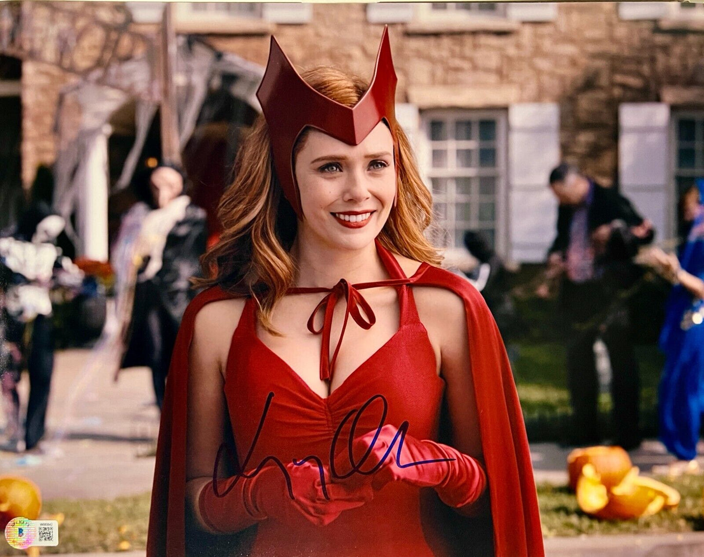 Elizabeth Olsen Signed Scarlet Witch 11x14 Photo