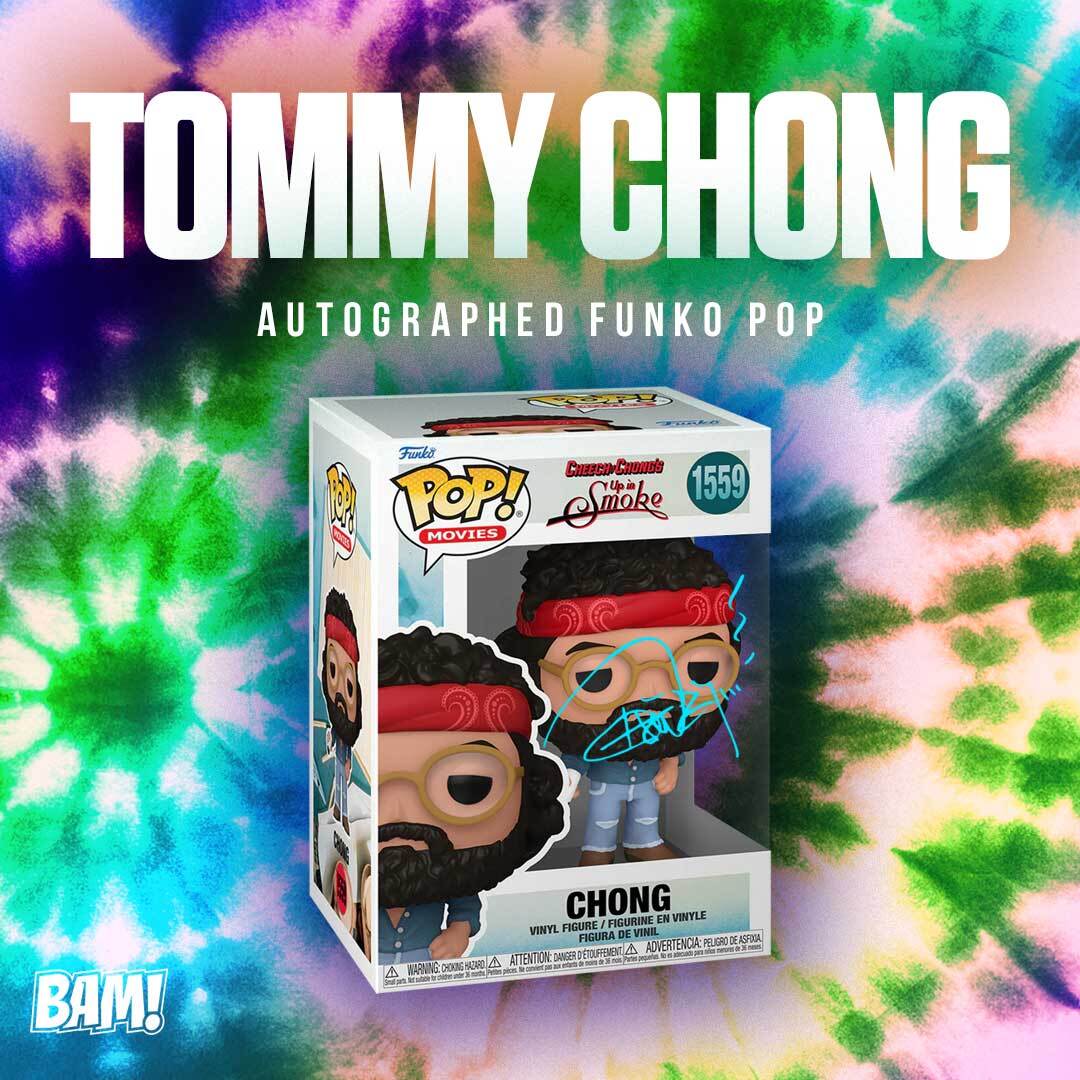 Tommy Chong Signed Funko POP! #1559