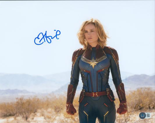 Brie Larson Signed Captain Marvel 11x14 Photo