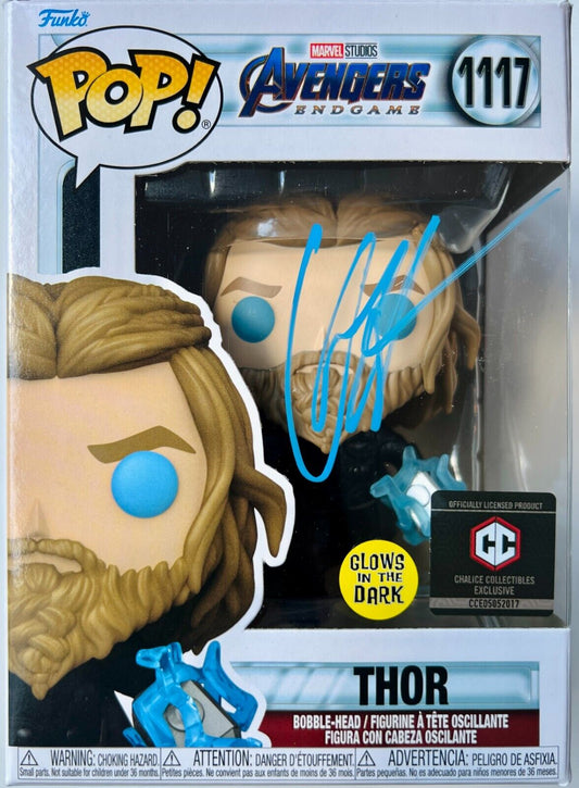 Chris Hemsworth Signed Avengers Thor Funko Pop! #1117