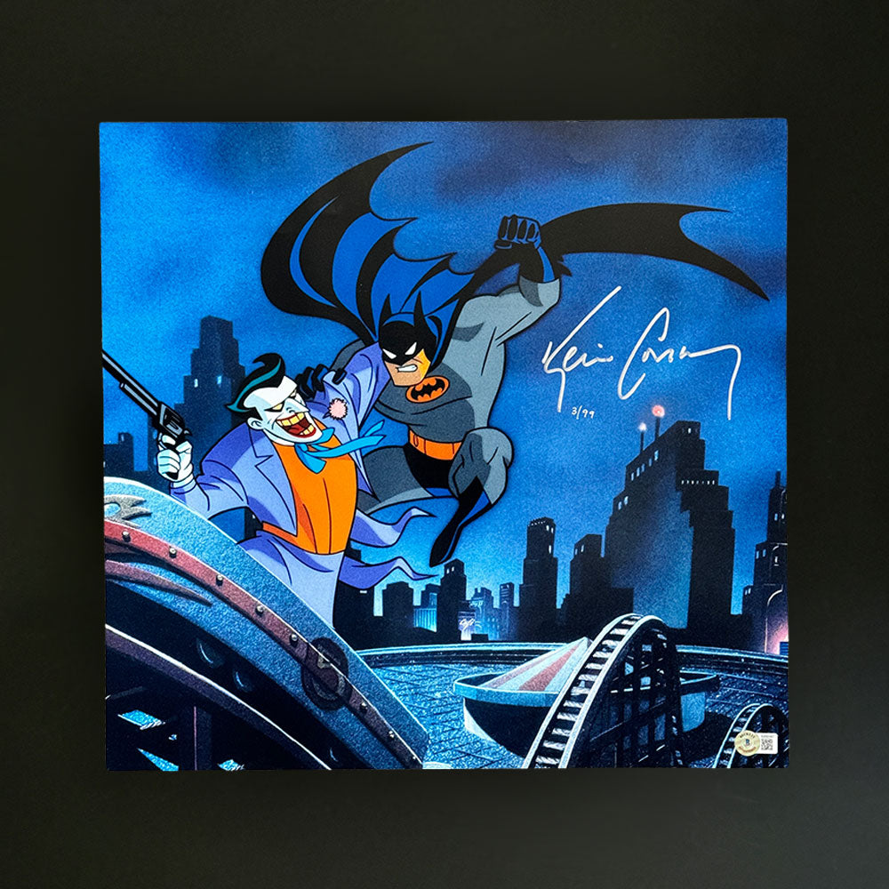 Kevin Conroy Autographed 16x17 Batman The Animated Series Photo (BAS COA)