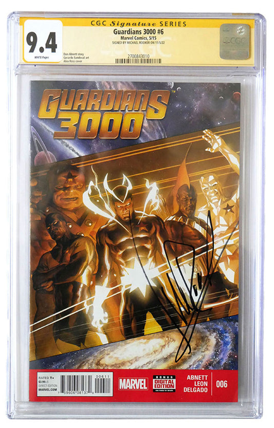 Guardians 3000 #6 Signed by Michael Rooker CGC 9.4