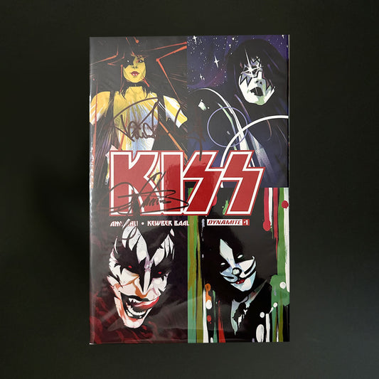 Gene Simmons & Paul Stanley Autographed KISS Comic #1