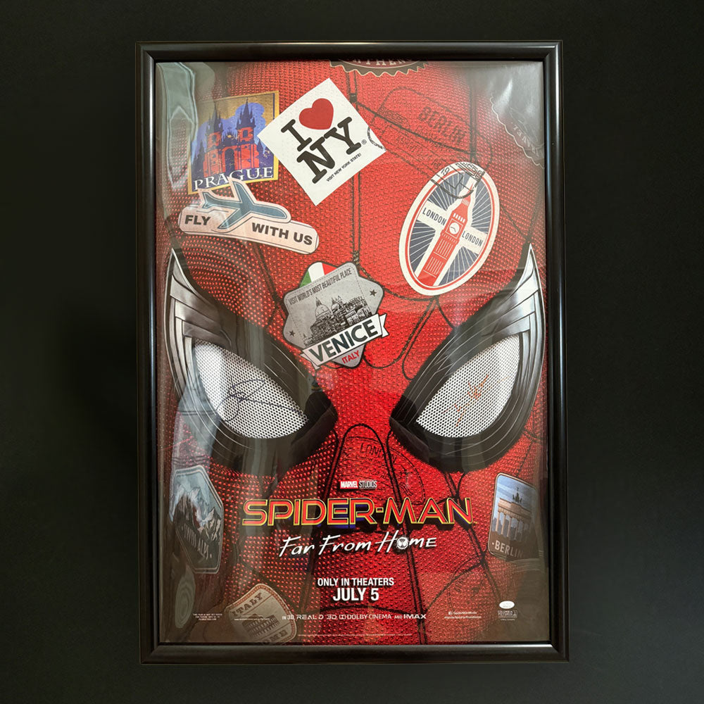 Tom Holland And Jake Gyllenhaal Autographed Full-Size Spider-Man Homecoming Movie Poster (JSA COA)