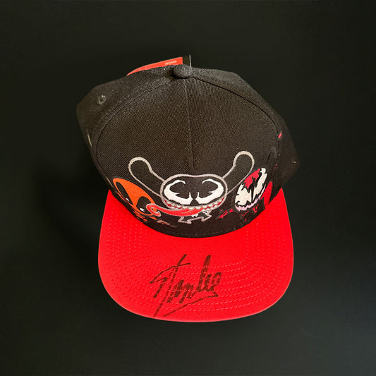 Stan Lee Autographed Deadpool, Venom & Carnage Hat (JSA COA)